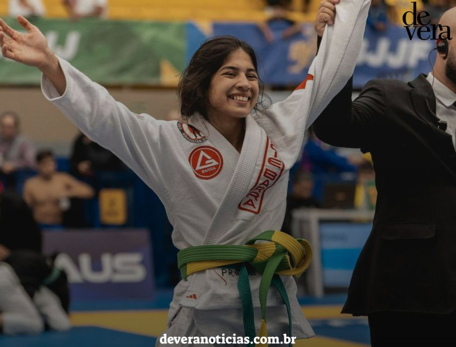 Yasmin Vitória conquista bicampeonato brasileiro e leva o nome de Brumadinho ao topo do jiu-jitsu nacional