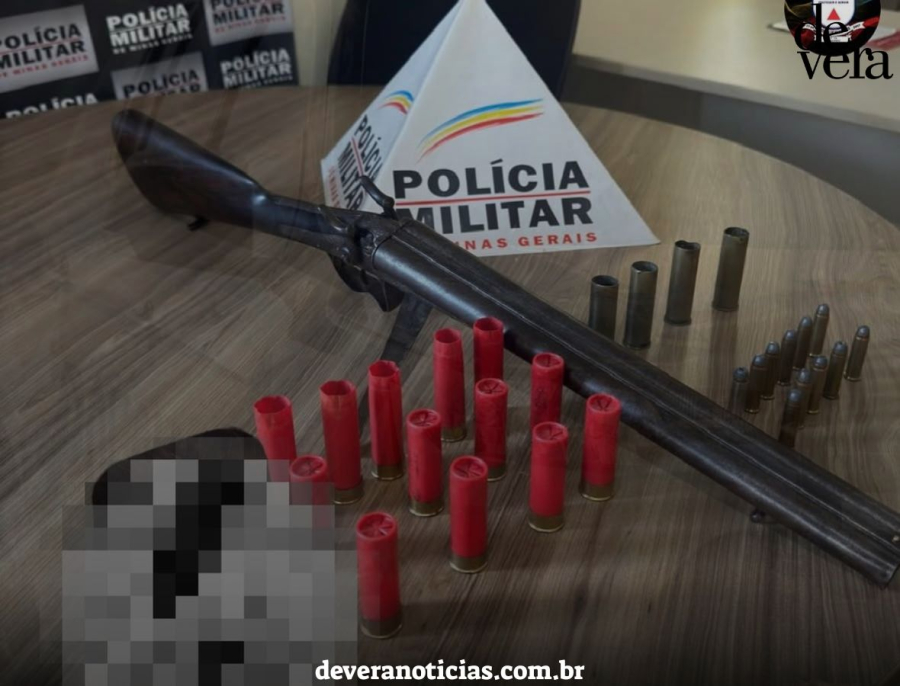 Ação policial em Brumadinho prende suspeito após denúncia de comércio ilegal de armas