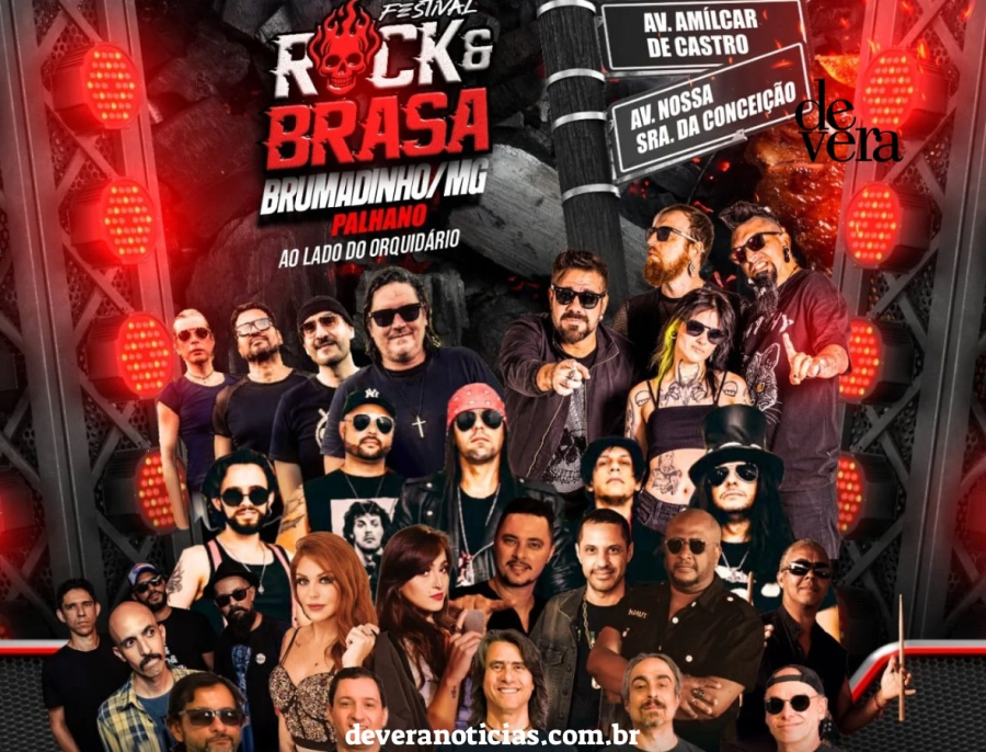 Festival Rock & Brasa agita Brumadinho com dois dias de música, gastronomia e turismo